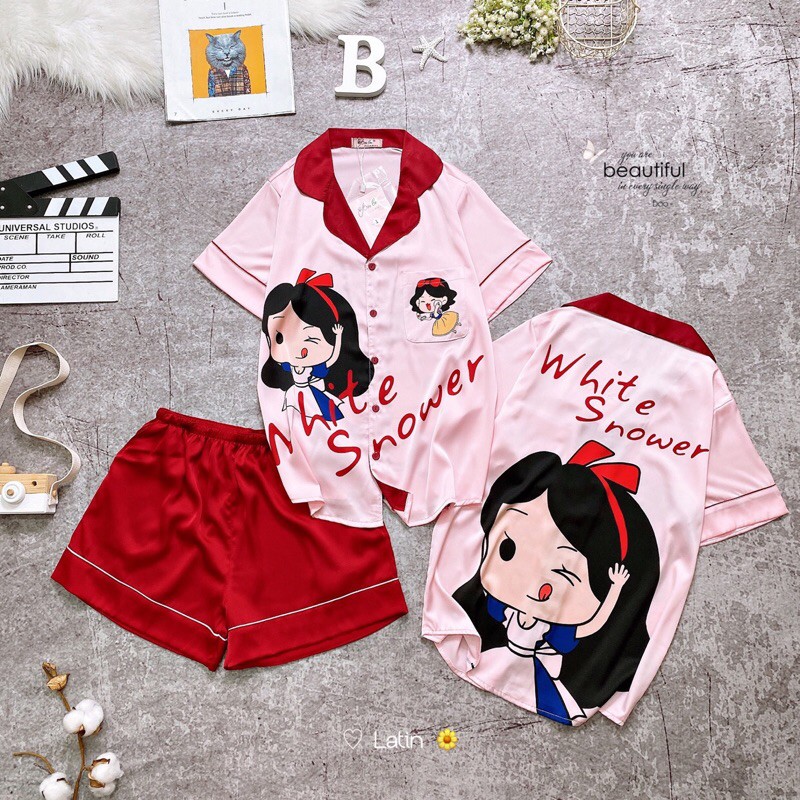 Bộ Đồ Ngủ Pijama Latin Thiết Kế ❤️