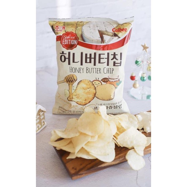 Snack Khoai Tây Honey Butter Chip - vị phô mai