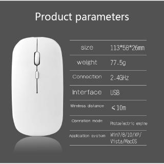 Chuột không dây 2.4G Sạc Được