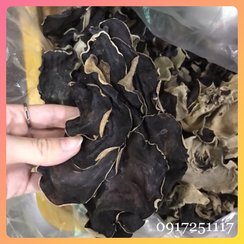 NẤM MÈO KHÔ - MỘC NHĨ ĐEN LOẠI TO DÀY LOẠI 1