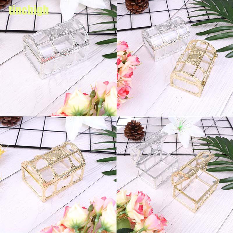 Hộp kẹo màu vàng bạc đựng socola cho tiệc cưới / sinh nhật