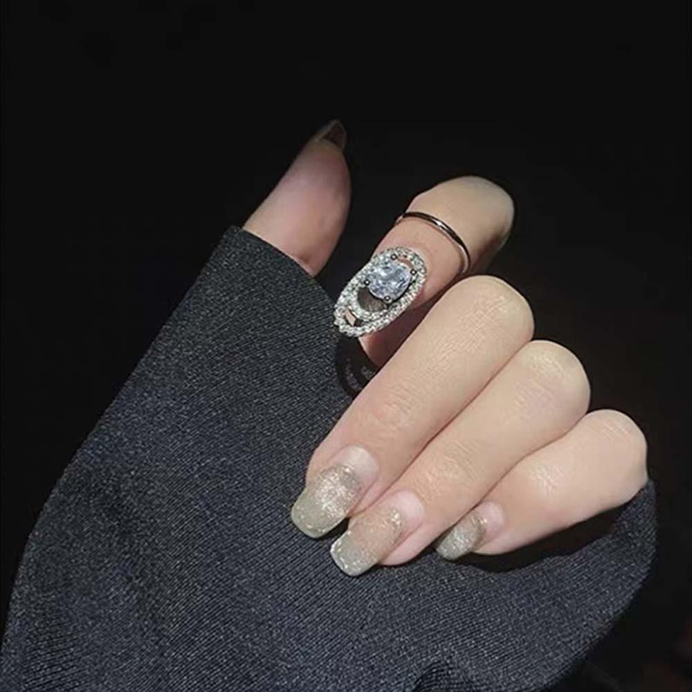 Nhẫn Đính Đá Thời Trang Dành Cho Nữ|Nhẫn Hợp Kim Có Thể Điều Chỉnh