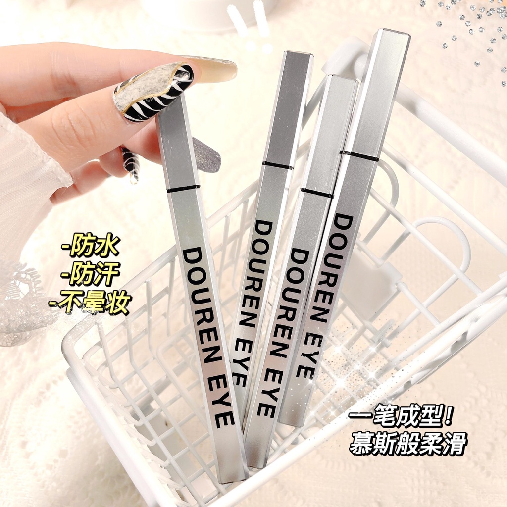 Bút Kẻ Mắt Đầu Mảnh Kháng Nước Chống Mồ Hôi Không Nhòe Nhanh Khô