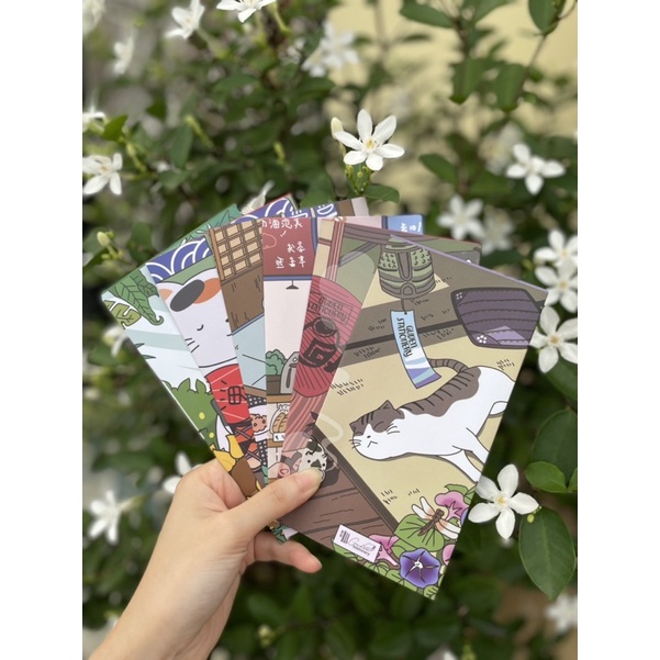 Set 6 bao lì xì Mèo Nhật Bản cute