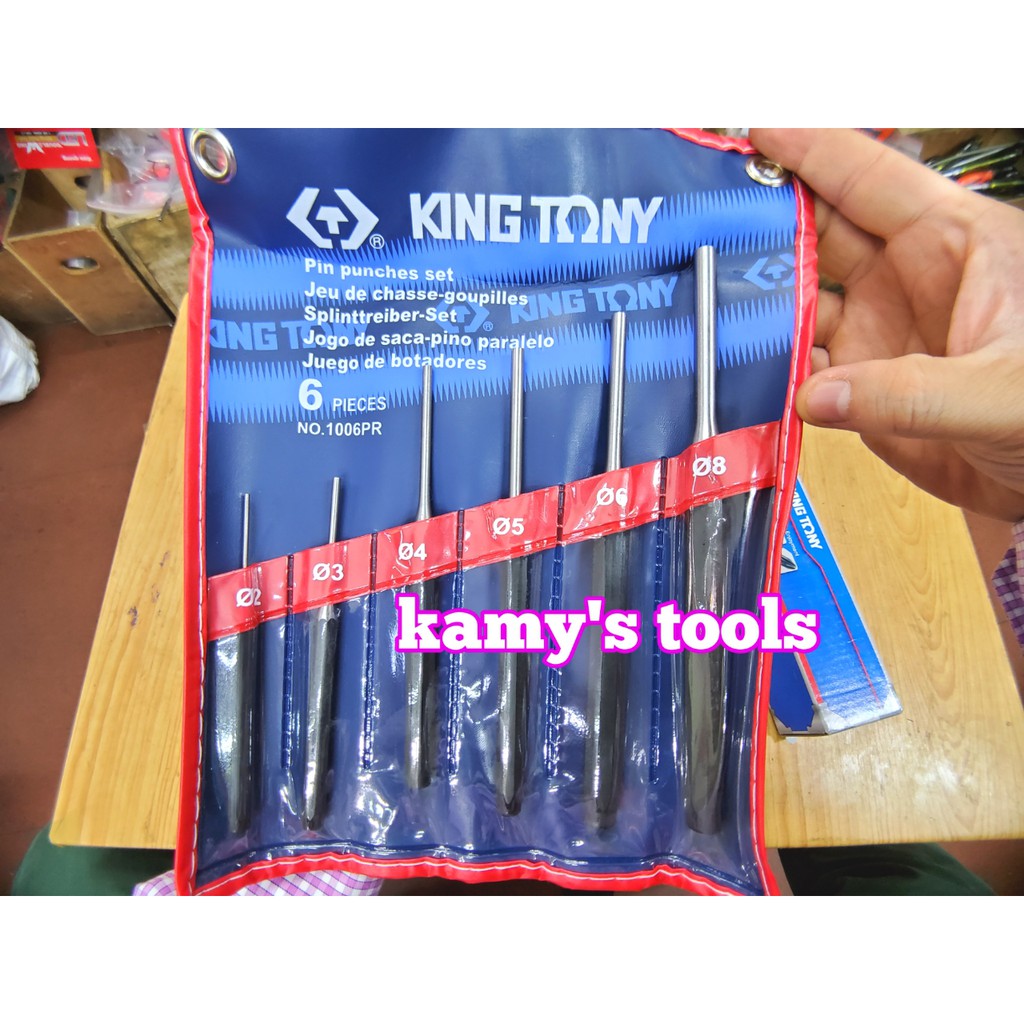 Bộ đột đục lỗ bông tu 6 cây Kingtony model 1006PR