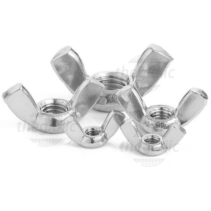 WIPCOOL Combo 10 Đai ốc cánh bướm inox M8