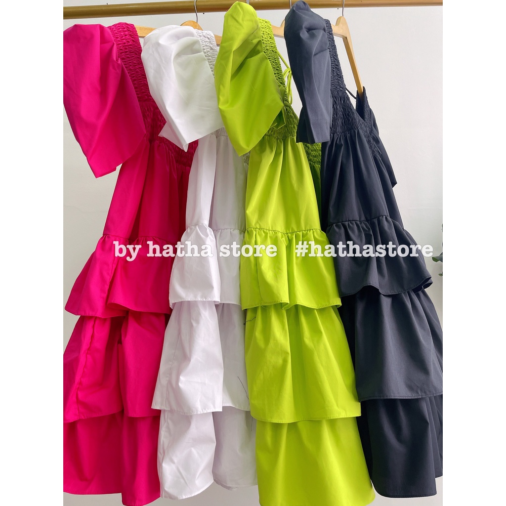 ĐẦM BABYDOLL SUÔNG 3 TẦNG TRẺ TRUNG HATHA KÈM ẢNH THẬT