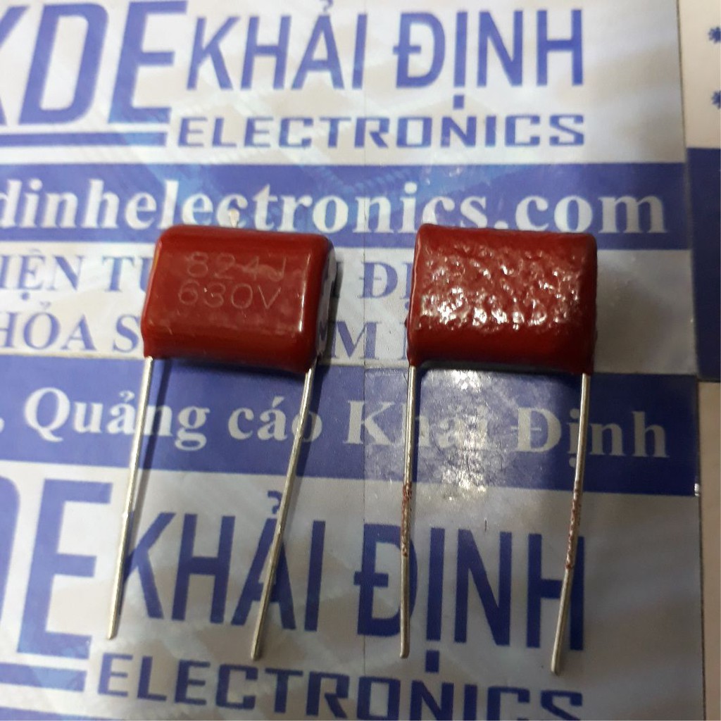 Tụ CBB22 CBB, tụ kẹo 824J 630V 820NF, nhỏ (gói 10 cái) kde3141