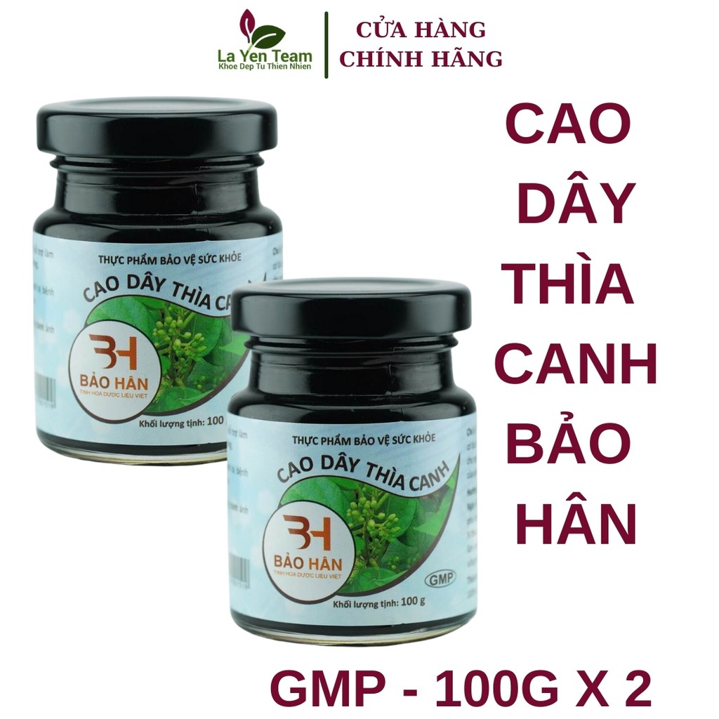 Cao Dây Thìa Canh Bảo Hân ⚡️𝐅𝐑𝐄𝐄 𝐒𝐇𝐈𝐏⚡️ Liệu Trình 2 Lọ 100g Ổn định Đường Huyết & Mỡ Máu