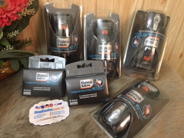 💁🏻‍♂️ DAO CẠO RÂU BALEA MEN REVOLUTION KÈM 5 LƯỠI CẠO