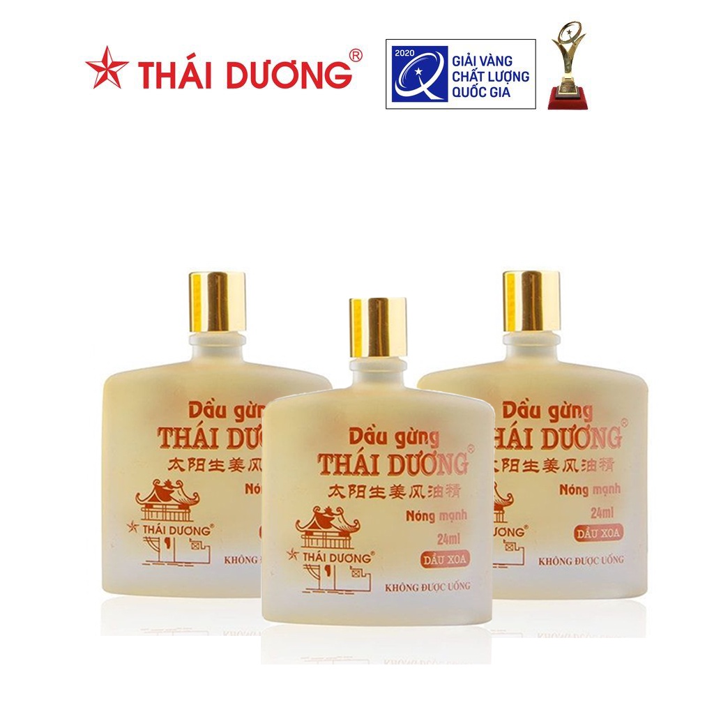 [Mã FMCGMALL -8% đơn 250K] Dầu gừng Thái Dương 24ml - Sao Thái Dương