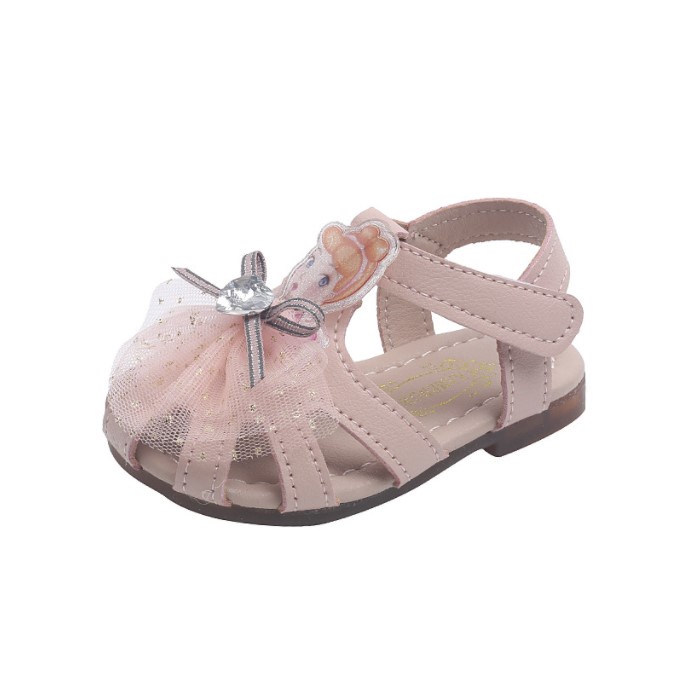 Dép sandal tập đi công chúa cho bé gái đế mềm xinh xắn [LX2]