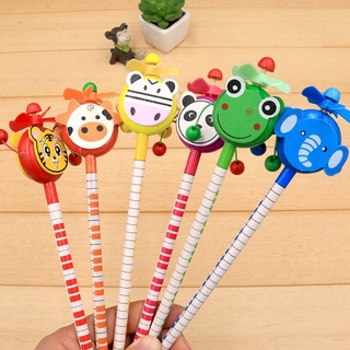 Combo 5 Bút chì đầu hình con vật đáng iu bút chì nhiều màu bút chì động vật