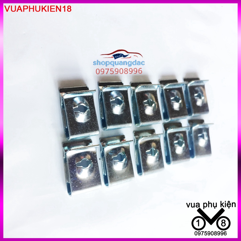 combo 10 kẹp dàn áo xe máy 3mm hàng zin chính hãng VUA PHỤ KIỆN 18