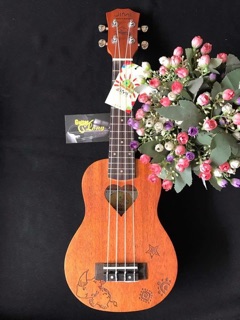 Đàn ukulele gỗ hồng đào 