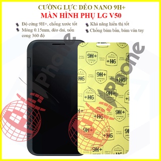 Dán cường lực dẻo nano bảo vệ màn hình phụ LG V50