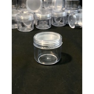 Hủ Lọ Nhựa 30g /35g Trong Suốt 2 Lớp Nắp Vặn