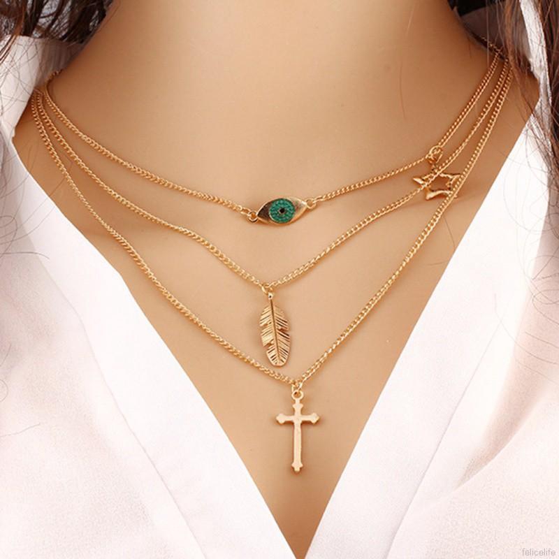 Vòng cổ nhiều tầng cho nữ