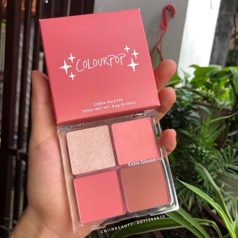 Có sẵn - Bảng phấn má hồng Colourpop Cheek Palette (Cookie cluster, Extra Glazed, Sugar Frosted, Tea Cakes)