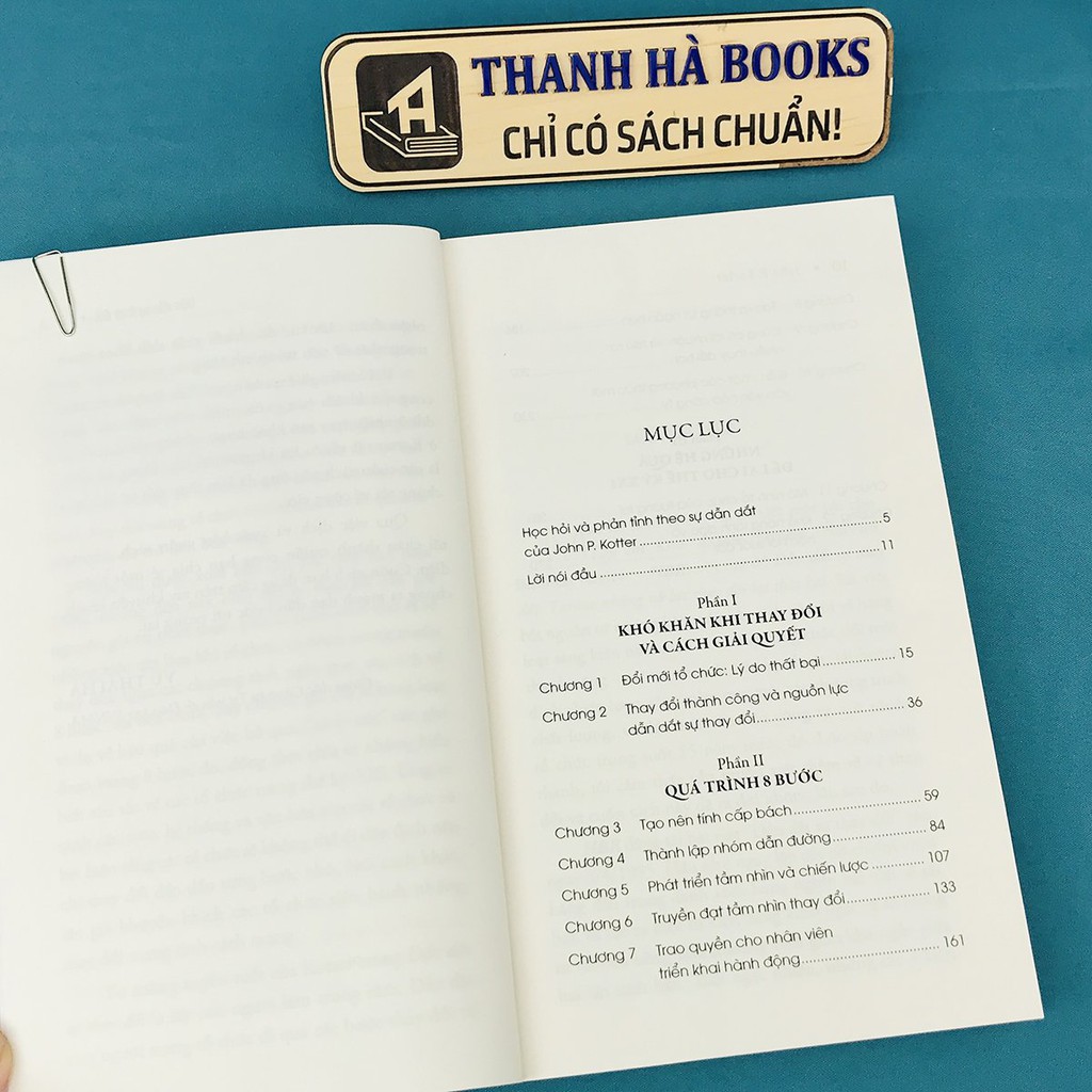 Sách - Dẫn Dắt Sự Thay Đổi - Kim chỉ nan giúp bạn thực hiện công cuộc thay đổi thành công - Thanh Hà Books