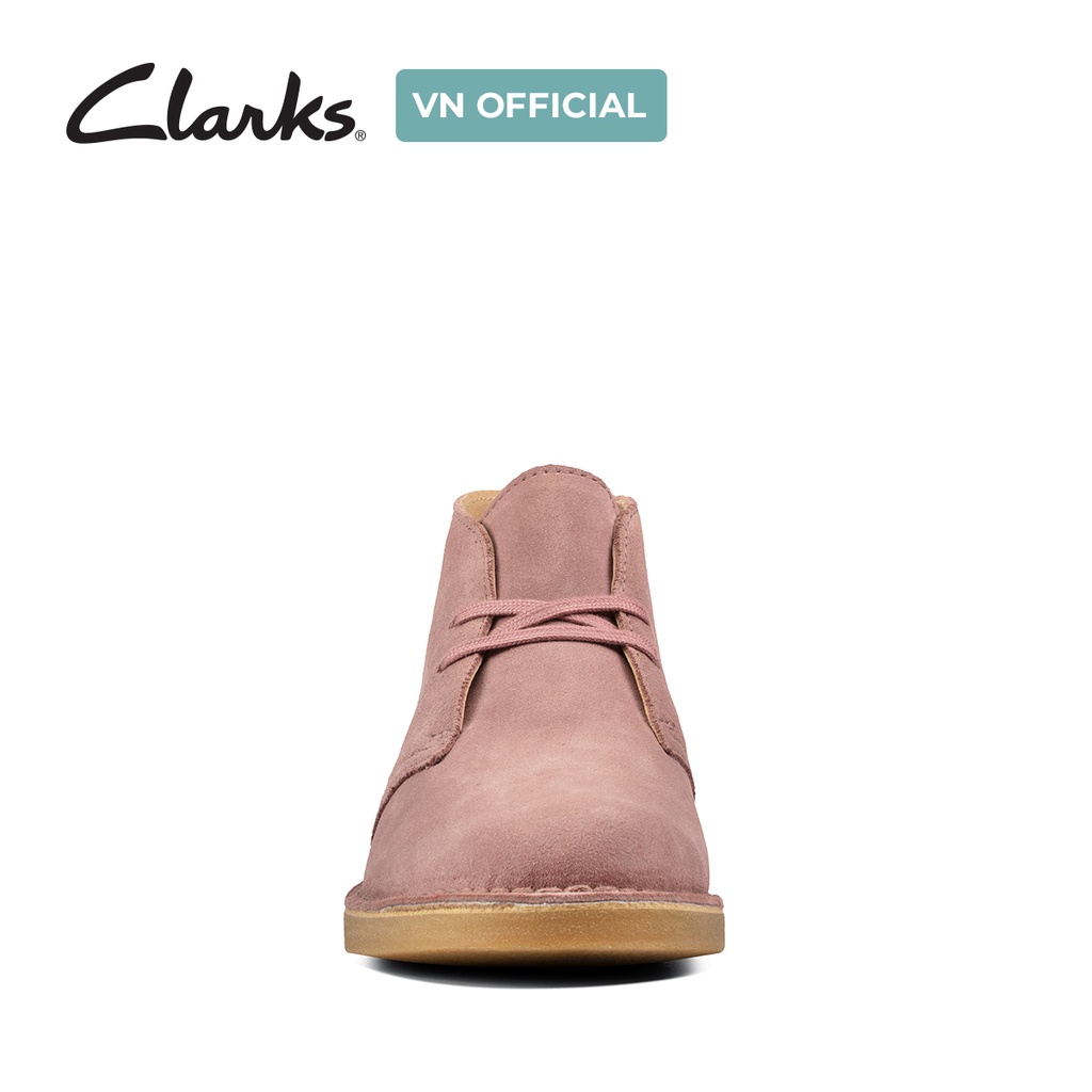 Giày Ankle Boot Nữ CLARKS Desert Boot 2 Màu Rose