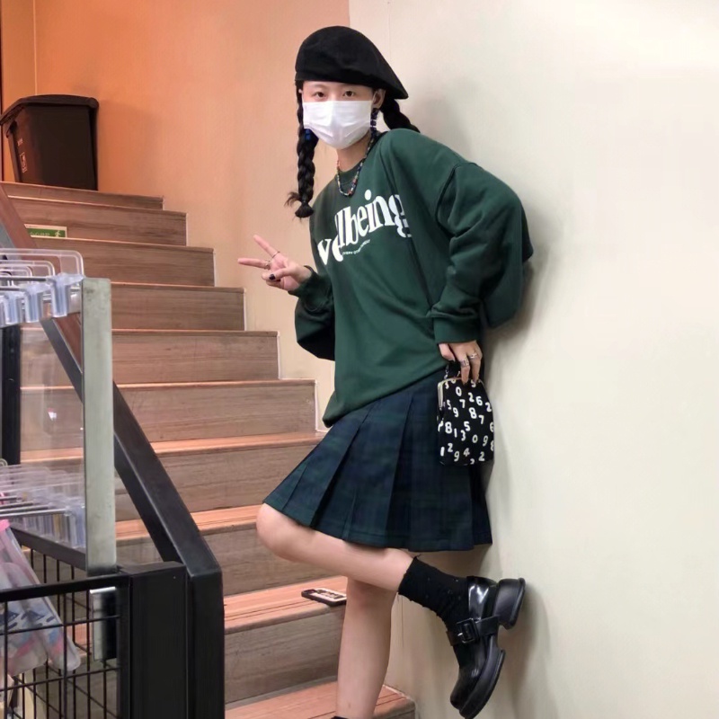 NRVP Mới Áo Thun Tay Dài Dáng Rộng In Chữ Phong Cách Hàn Quốc 2023