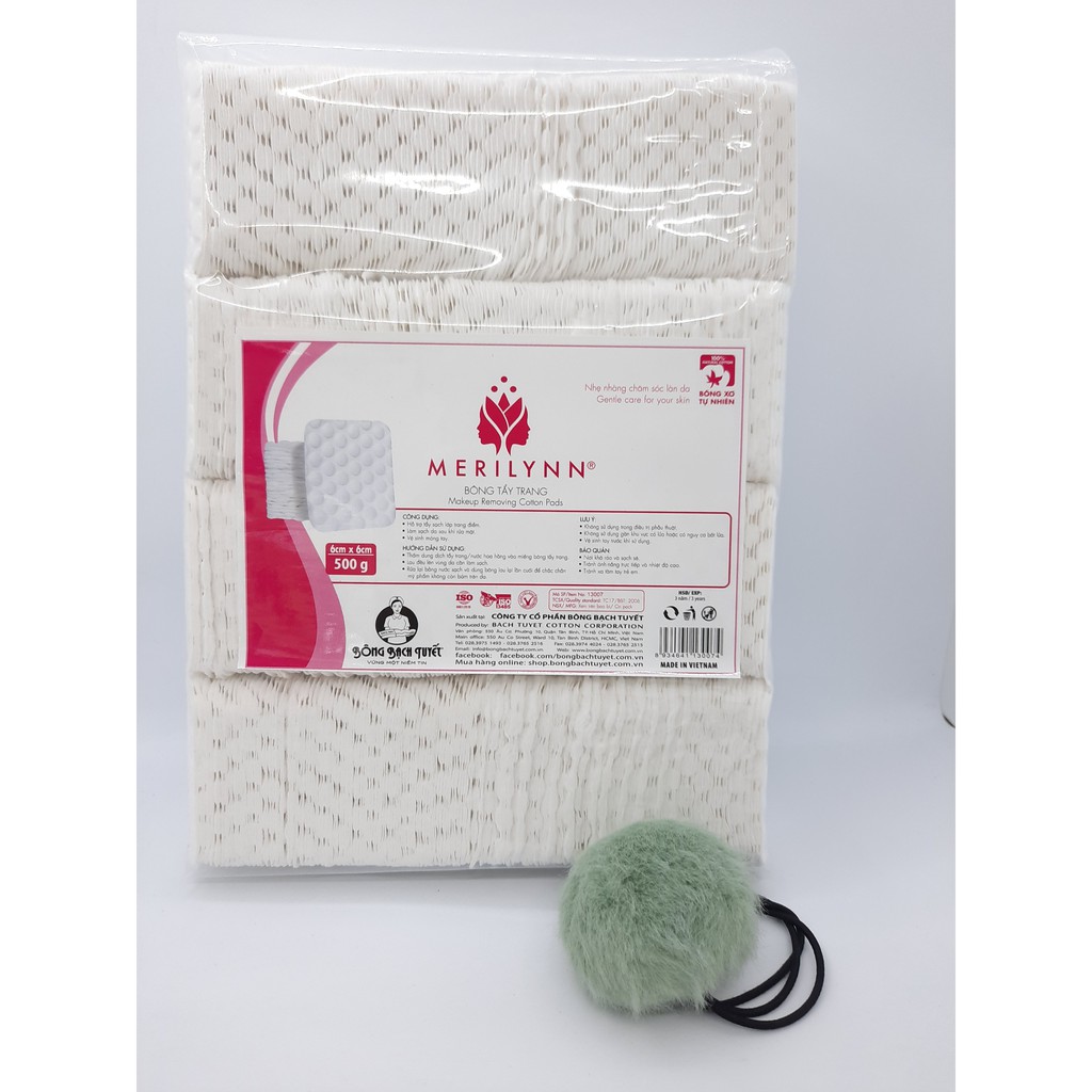 BÔNG TẨY TRANG MERILYNN HẠT MASSAGE GÓI 500GR kèm quà tặng - KOTTON | BigBuy360 - bigbuy360.vn