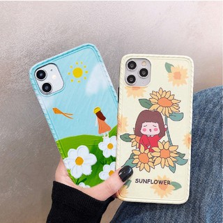 Ốp Lưng lPH0NE ⚡ Ốp Lưng Điện Thoại Cô Gái Và Hoa ⚡ 6/6s/6P/6SP/7/8/7P/8P/X/Xs/Xsmax/11/11PM/12Pro/12PM - bb.case99
