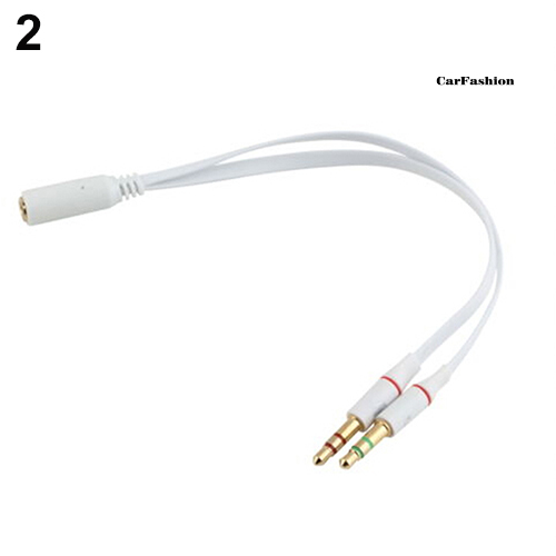 Cáp Chia Tai Nghe Cysp 3.5mm Aux Audio Mic 2 Male