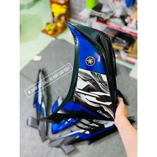 Áo Exciter Xanh Đen V7