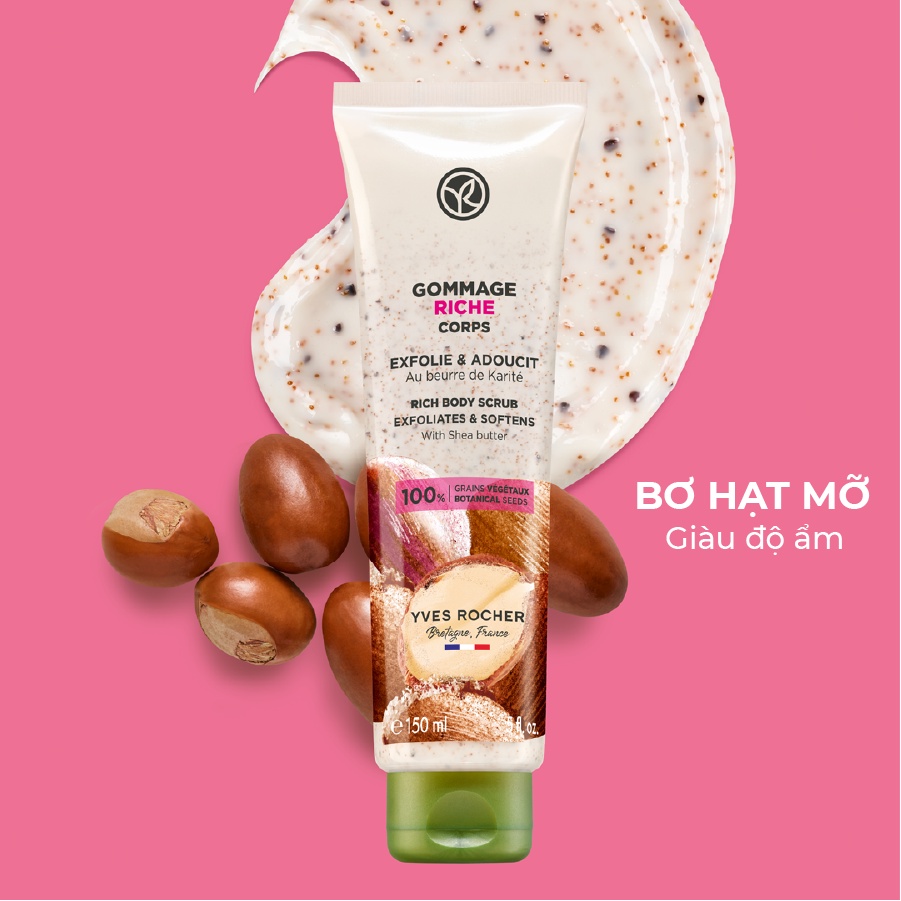 [CHÍNH HÃNG] Tẩy Tế Bào Chết Toàn Thân Yves Rocher Body Scrub 150ml