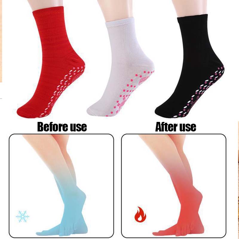 Thoải Mái Cotton Tự Làm Nóng Chăm Sóc Bàn Chân Trị Liệu Từ Tính Giảm Đau Chân Tất