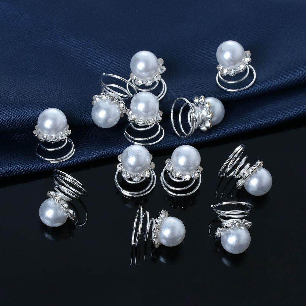 Set 12 Kẹp Tóc Dạng Xoắn Ốc Độc Đáo|Trâm Cài Tóc Thiết Kế Xinh Xắn Thời Trang