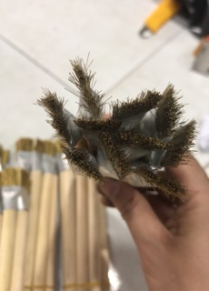 Cọ Thau( lông chải bằng thau) 5 cây