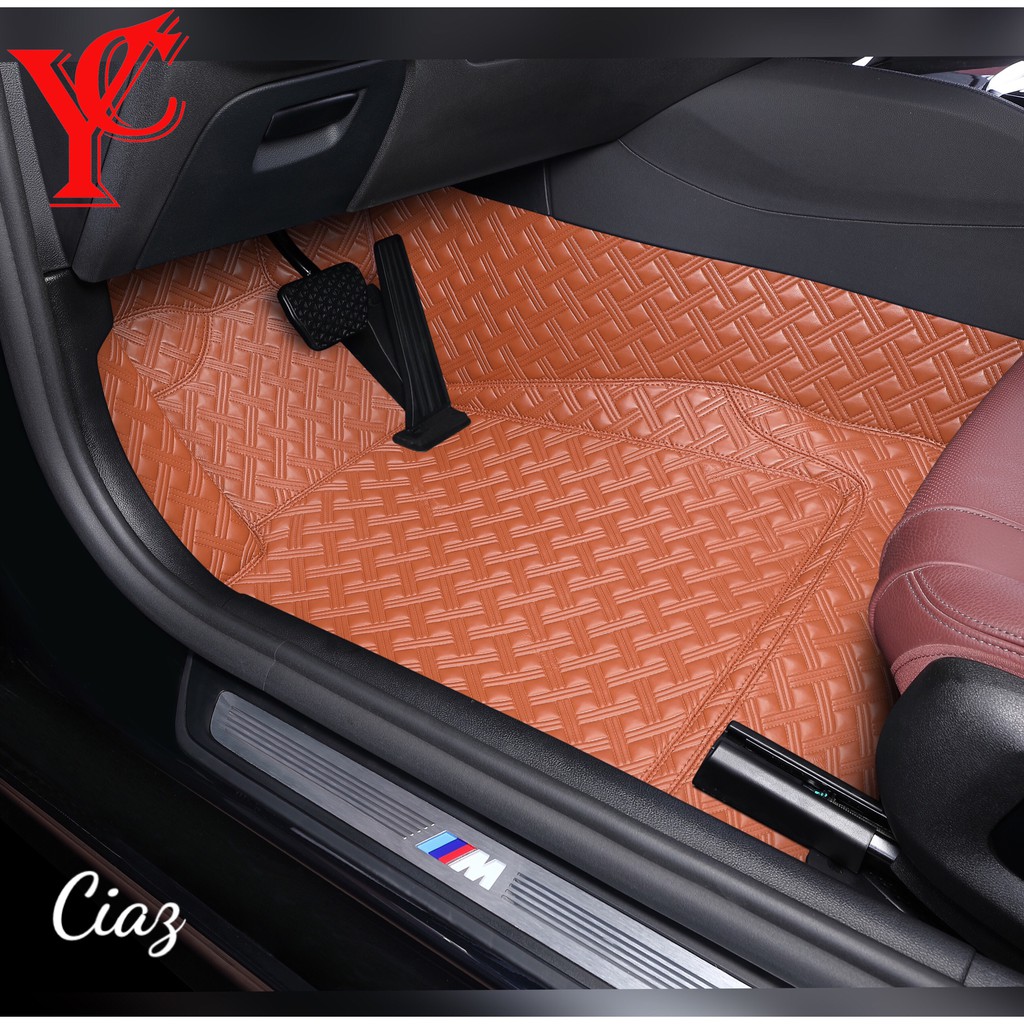 Thảm lót sàn ô tô 5d da pu không mùi chống thấm nước tuyệt đối cho Suzuki Ciaz