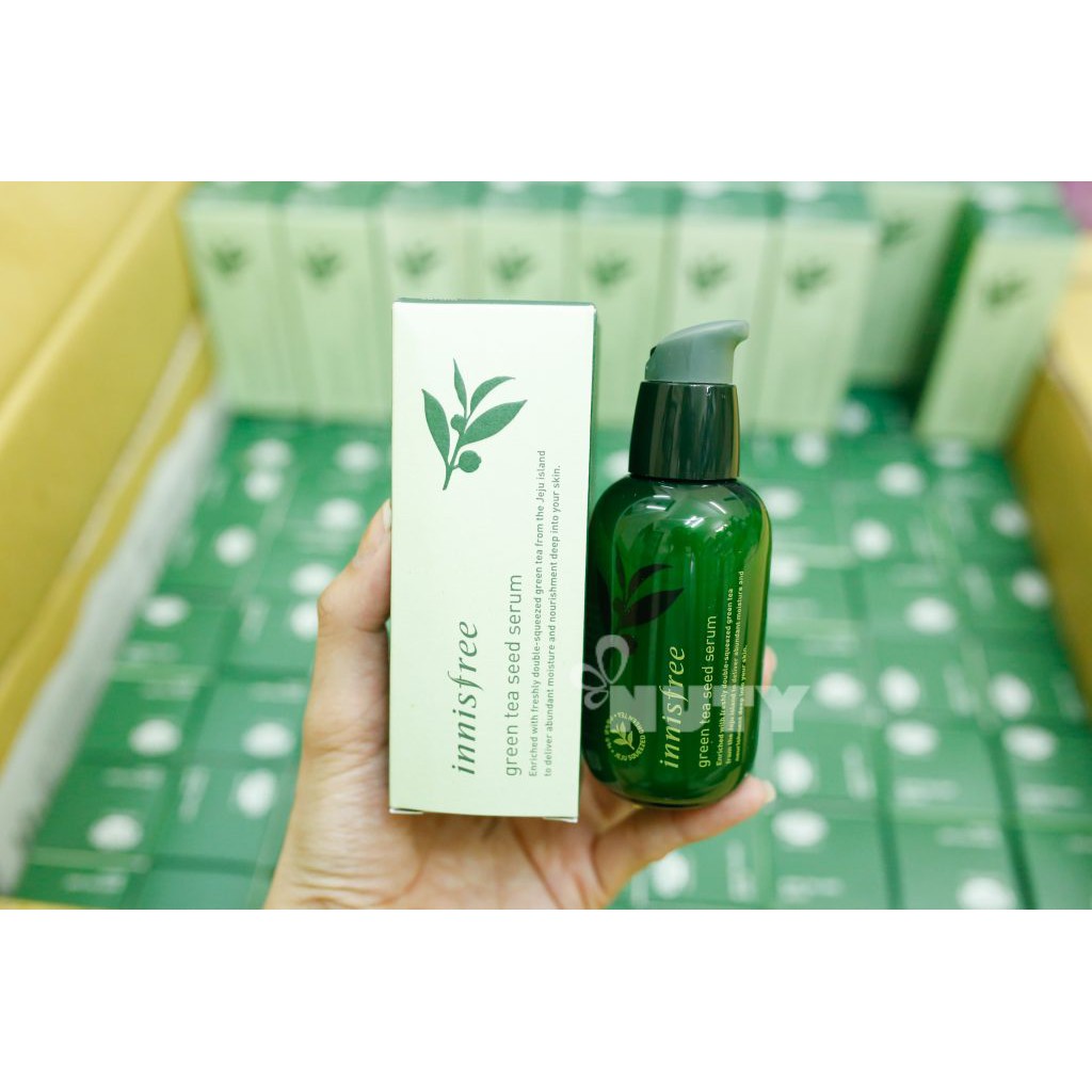 Combo Serum innisfree (80ml) + Sữa Rửa Mặt Trà Xanh Innisfree Hàn Quốc (150ml)