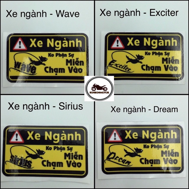 Decal Dán Hình Vui Nhộn