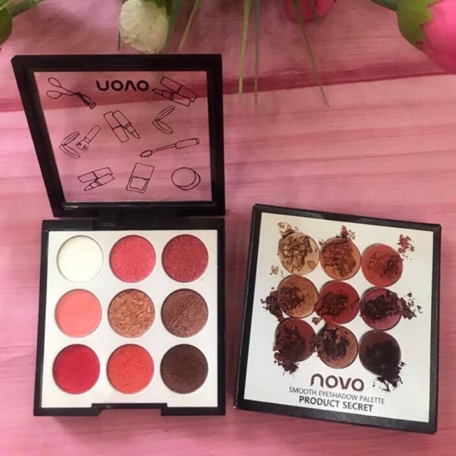 Phấn Mắt 9 Ô Màu NOVO Smooth Eyeshadow Palette 12g