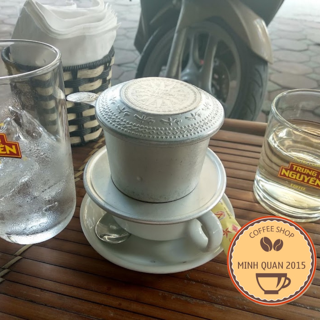 Phin Nhôm Pha Cà Phê Trung Nguyên Loại Thường / Cao cấp / logo Hoa Văn./ Kingcoffee