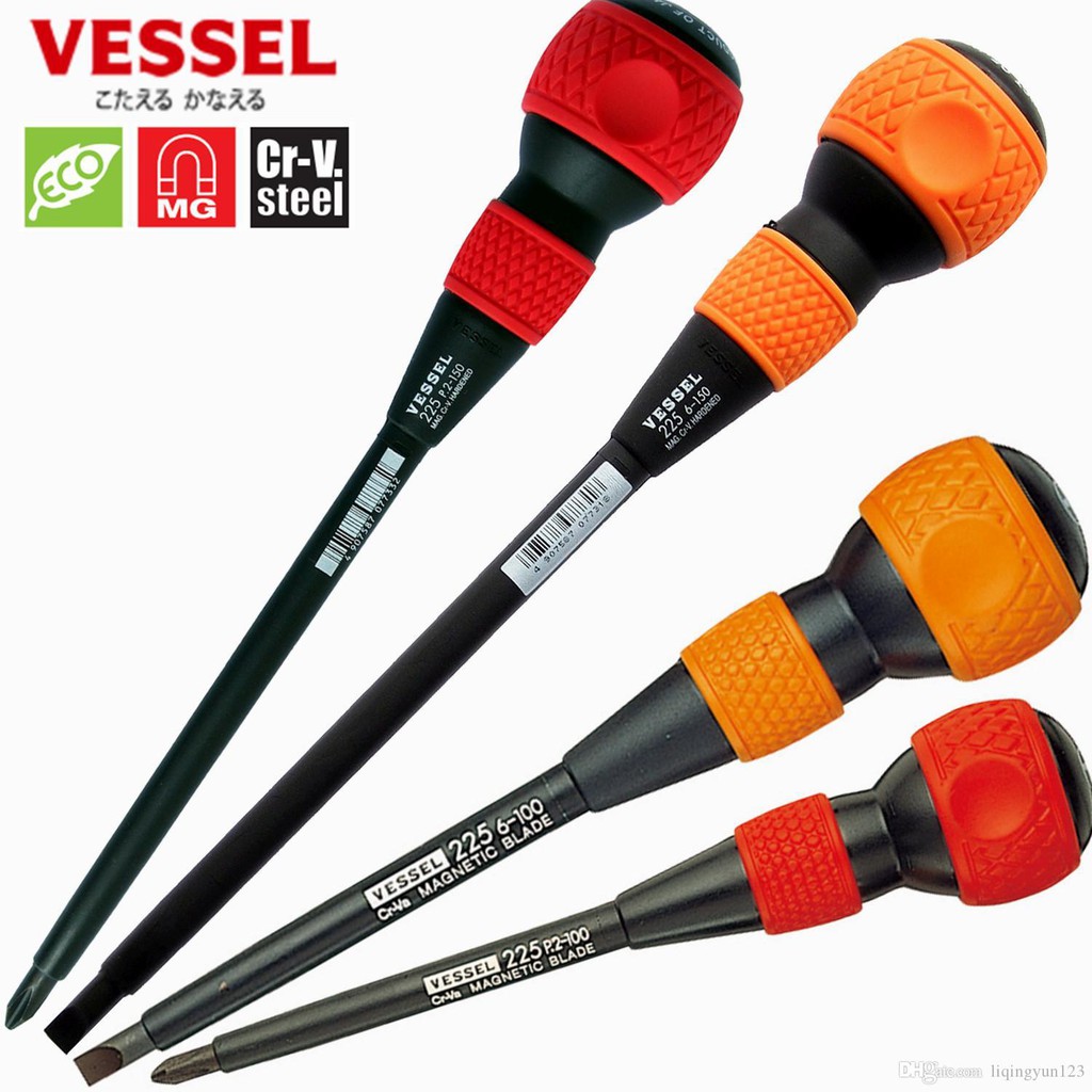 Tô vít cán bầu, bọc cách điện 225 VESSEL