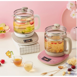 Bear sức khỏe bình thủy tinh YSH-B18W2 tự động đa chức năng ấm trà điện hoa trà gia đình sức khỏe văn phòng nhỏ
