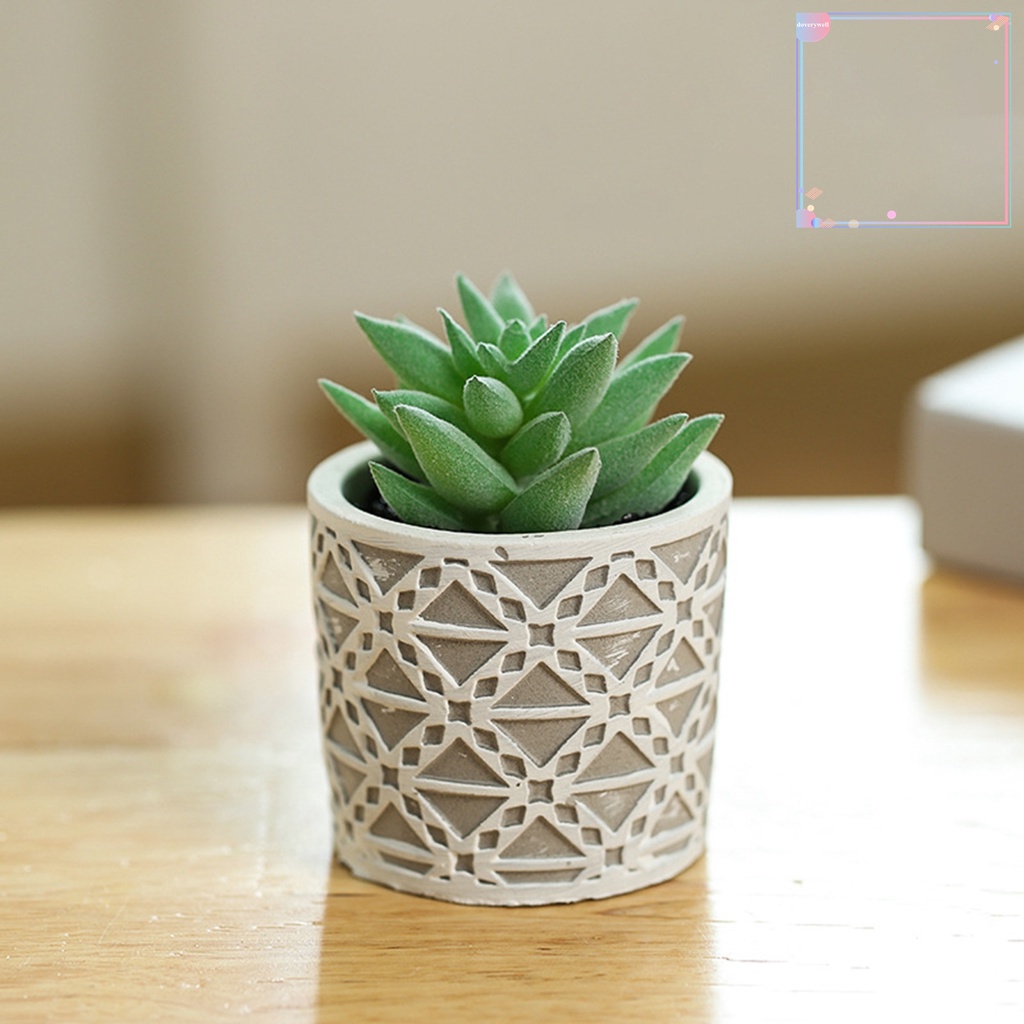 Chậu Cây Cảnh Nhân Tạo Mini Bằng PVC Chuyên Dụng Cho Trang Trí Nhà Cửa