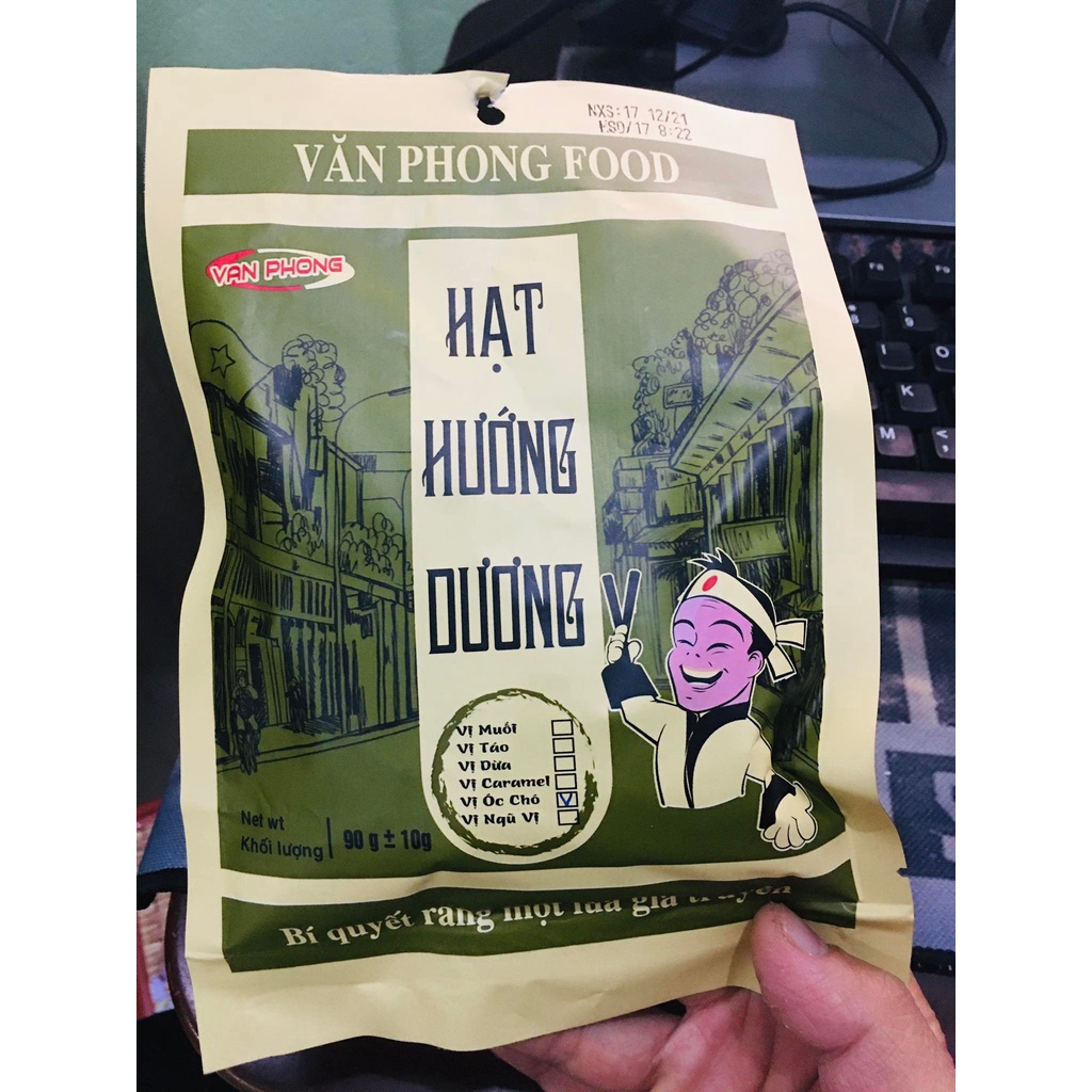 Hướng dương tẩm vị dừa mặn ngọt