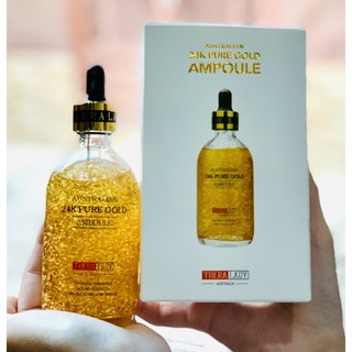 TINH CHẤT DƯỠNG DA  24K PURE GOLD AMPOULE THERA LADY ÚC 100ml