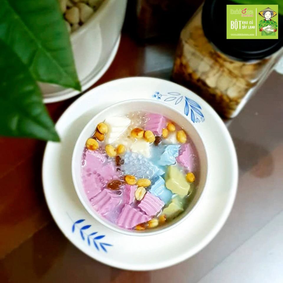 Bột khoai lang tím nguyên chất Dalahouse 50g - Tạo màu bánh, bột ăn dặm cho bé