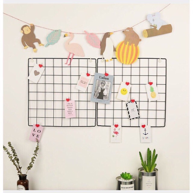 6 Khung Hình Lưới Sắt Nghệ Thuật Trang Trí Decor Nhà Phòng Ngủ Siêu Xinh Picture Frame