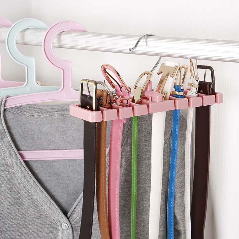 PATRICIA Giá Đỡ Cà Vạt / Thắt Lưng Bằng Nhựa Đa Năng Sắp Xếp Gọn