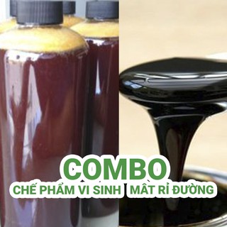 Combo 1 lít chế phẩm vi sinh + 1 lít mật rỉ đường