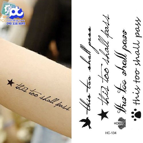Hình xăm dán tattoo