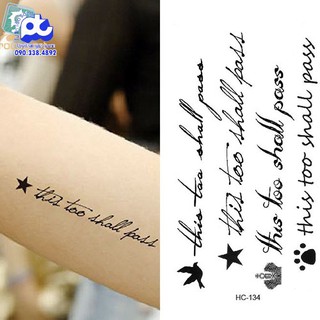 Hình xăm dán tattoo